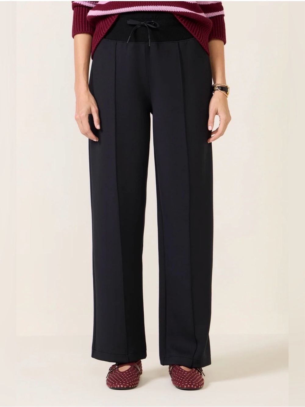 Spanx Air Essentials Luxe
Straight Leg Pants Very Black